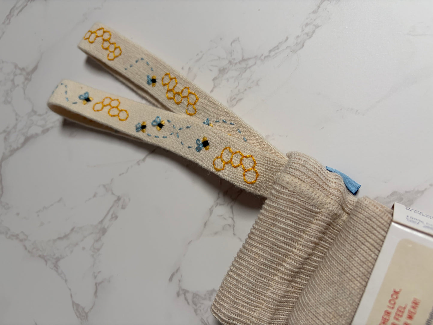 Bee Embroidered Silly Silas