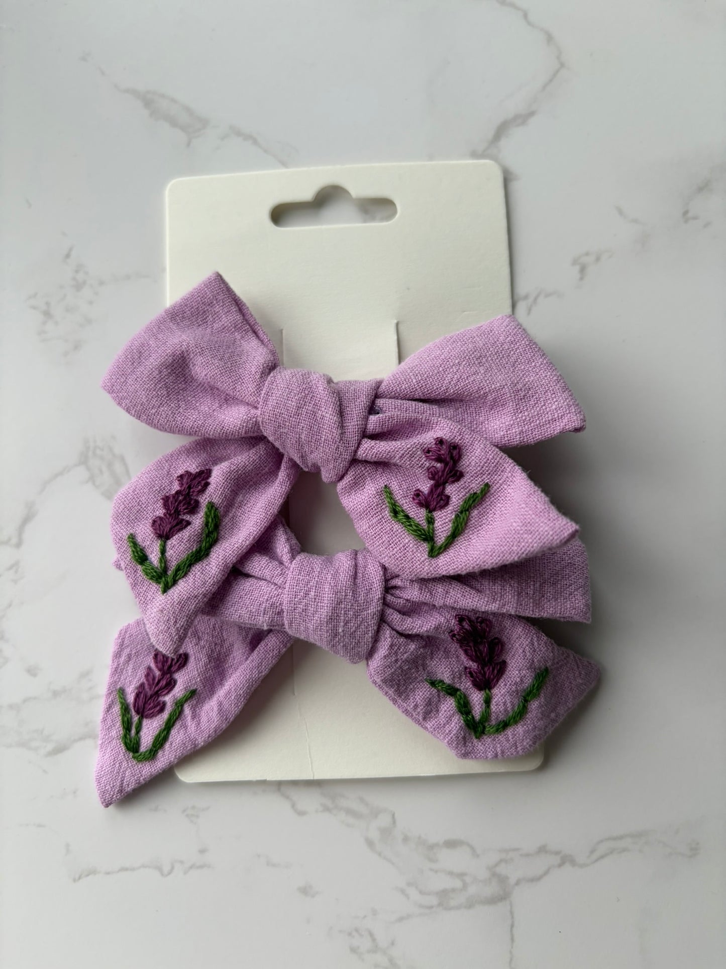 Lavender Bow