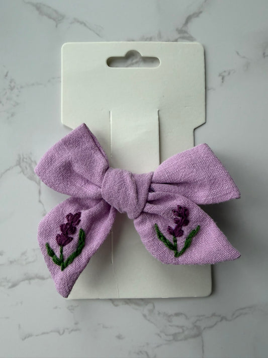 Lavender Bow