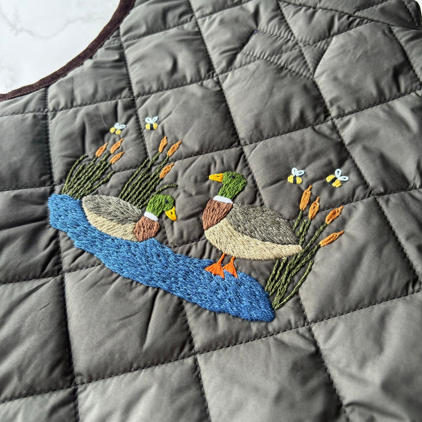 Large panel embroidery